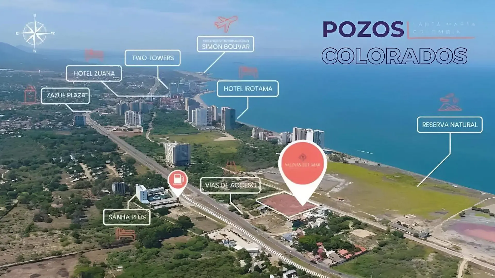 Apartment Suite Luxury 401 - Pozos Colorados Santa Marta  Colombia